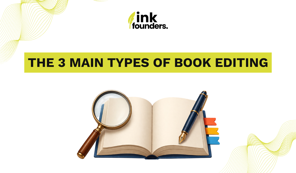 book editing types for authors